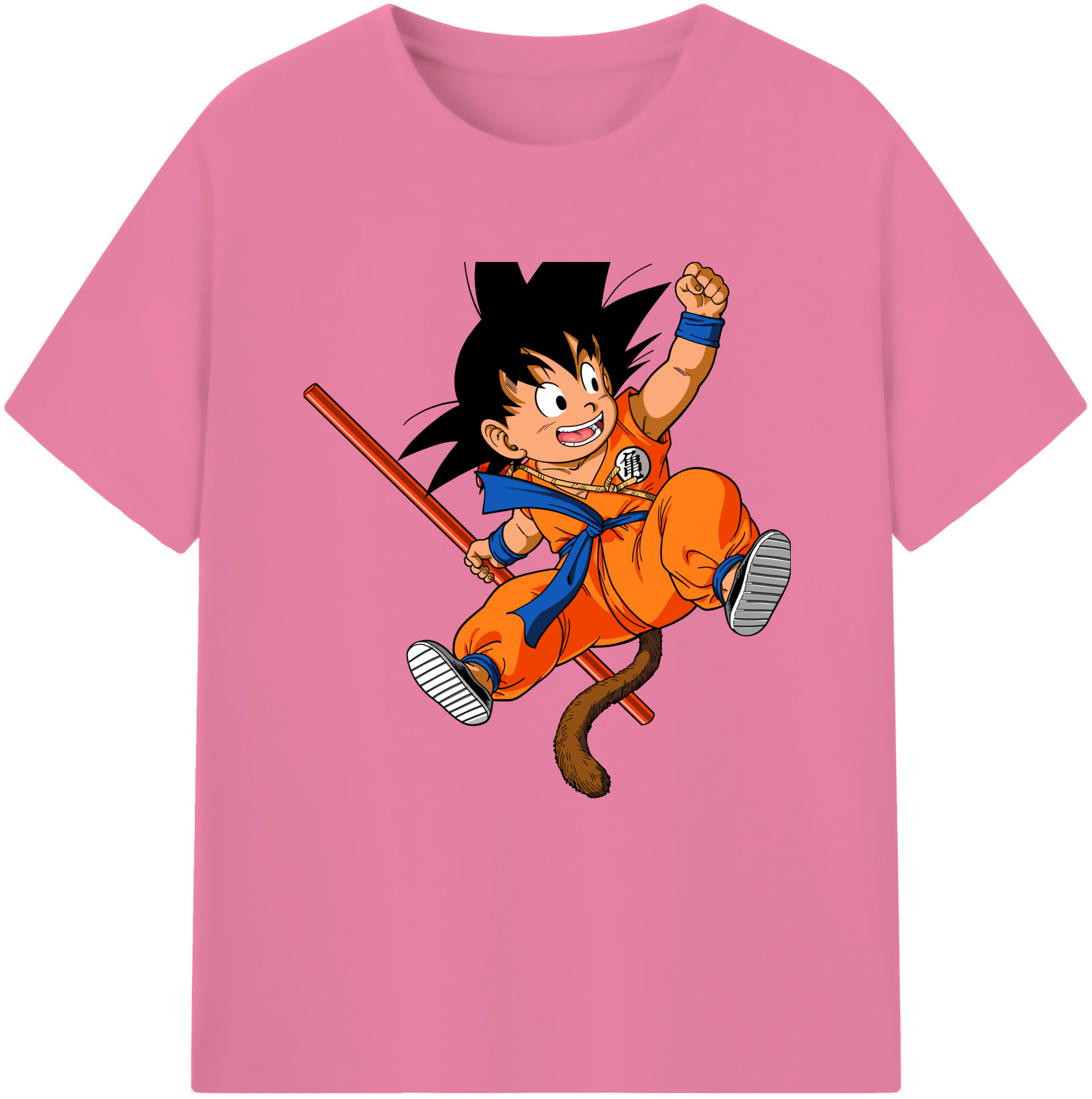 （画像用） ドラゴンボール 孫悟空（そん ごくう）Son Goku カカロット DRAGON BALL Kakarotto 綿100％半袖Tシャツ（フロントプリント）